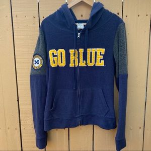 Pink Victoria Secret University of Michigan Hoodie
